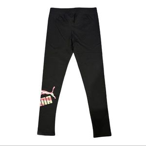 NEW Puma Gradient Big Girl’s Leggings size L Black